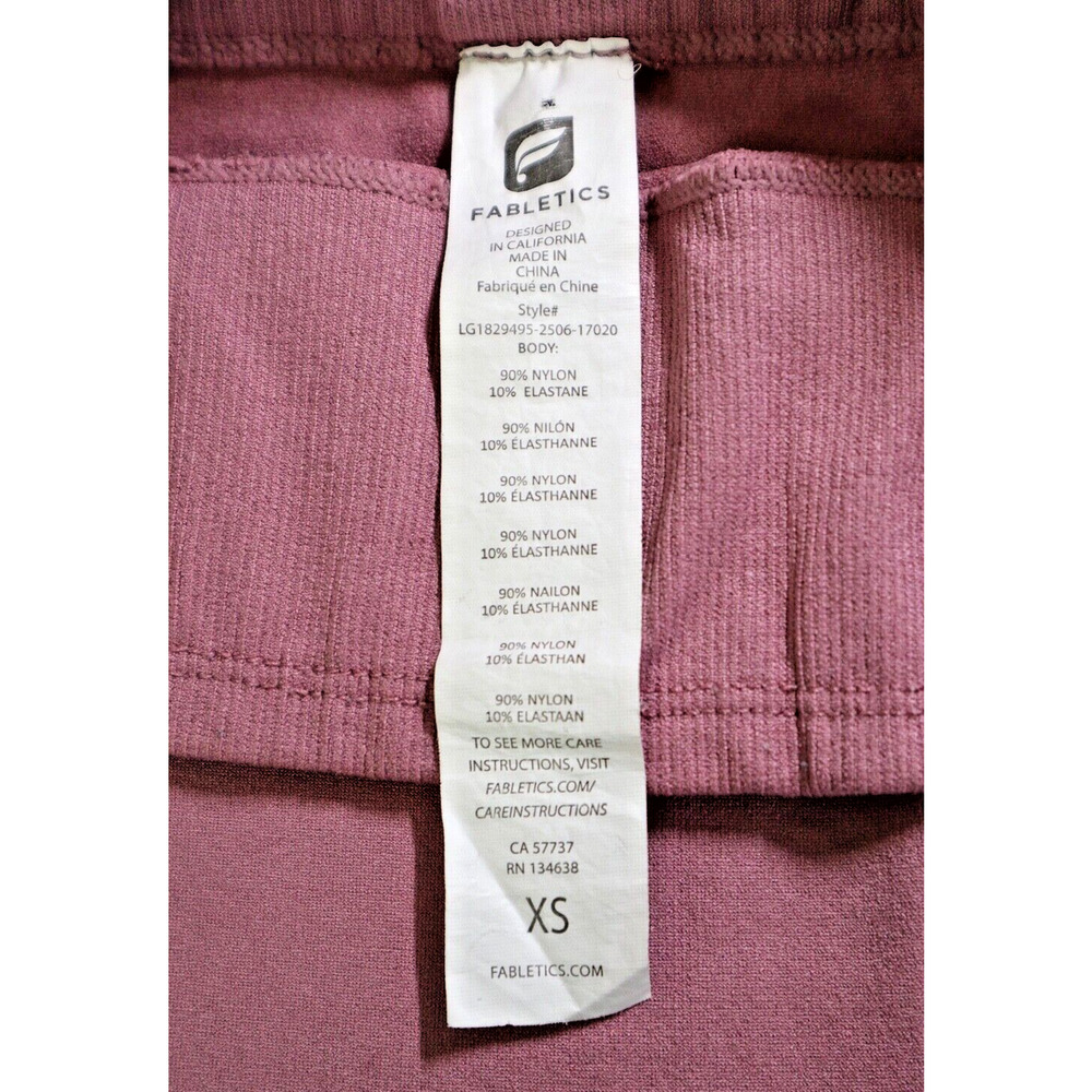 Fabletics Size XS High-Waisted Sculptknit 7/8 Leggings Charisma Pink - Picture 10 of 11